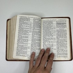 Holy Bible Cambridge 16 mo. Maps Old New Testaments Vintage 1940s Red Letter