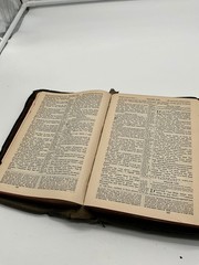 Holy Bible Red Letter Edition With The Words of Jesus Clara M Gamblin 1985 BK
