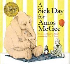 A Sick Day for Amos McGee – Hardcover By Stead, Philip C. – VERY GOOD
