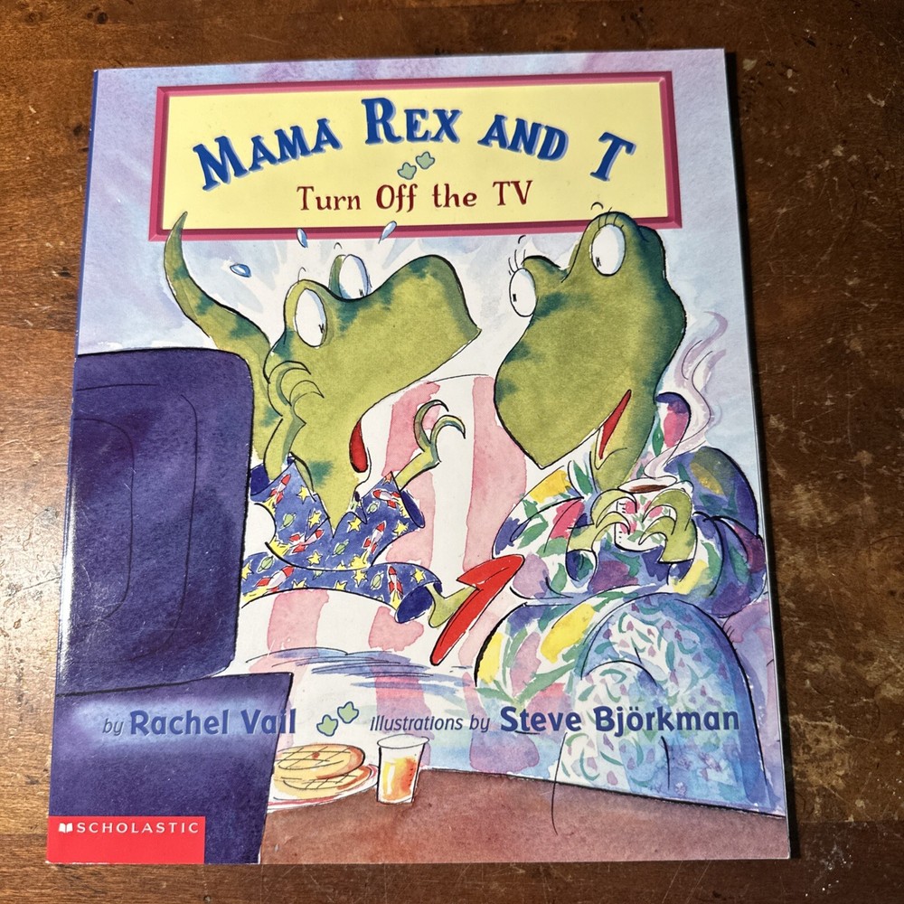 Mama Rex & T Turn Off The TV Vail, Rachel – Paperback Mint Ships Immediately
