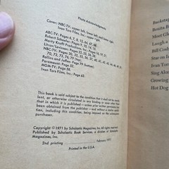 TV Favorites by Linda Beech 1971 ~ Dark Shadows Partridge Glen Cambell