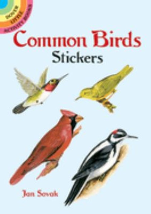 Common Birds Stickers Paperback Jan Sovak