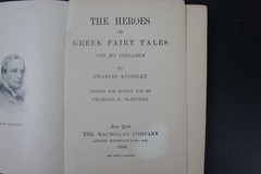 The Heroes Kingsley 1909 Greek Fairy Tales Mythology Macmillan Pocket Classics