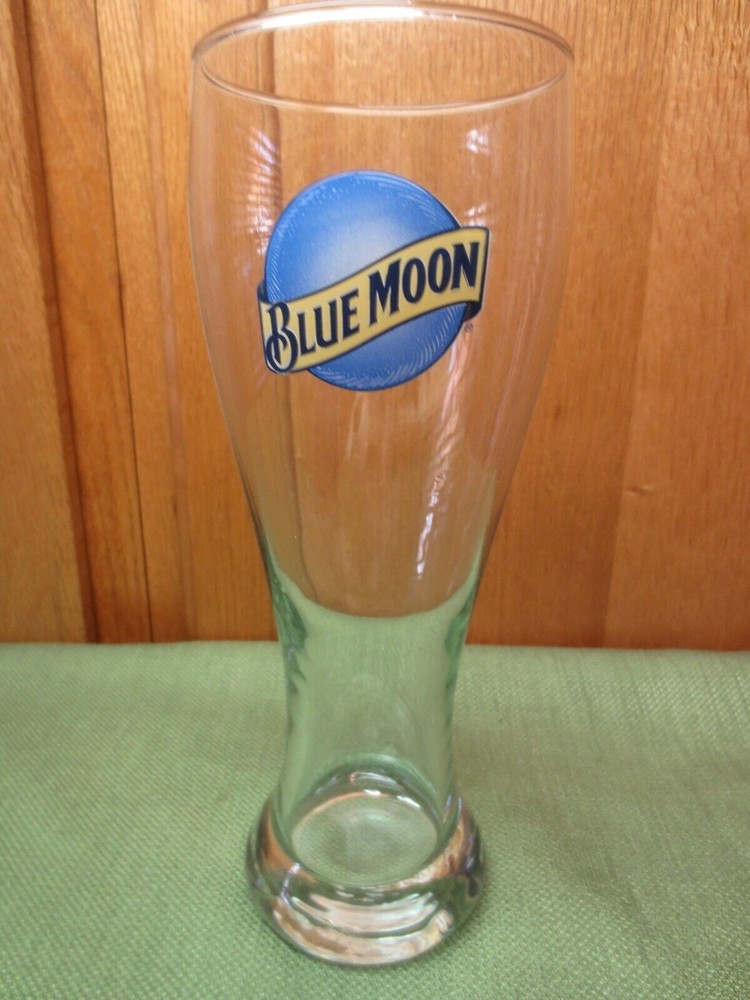 BLUE MOON PINT GLASS 16 OZ. 8 3/4″ TALL