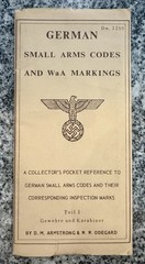 German Small Arms Codes WaA Markings Collectors Pocket Reference WWII Military