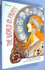 THE WORLD IN PRINTS History of Advertising Posters Full-Color Book HC+DJ 204 p.