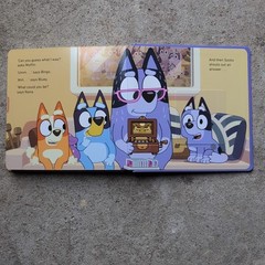 4 x BLUEY BOARD PICTURE BOOKS THE BEACH THE POOL CHARADES BOB BILBY