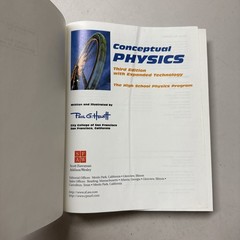Conceptual Physics, 1999/2002 by Paul G. Hewitt (Hardcover, Student edition)-C7