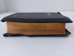 HOLY BIBLE KJV Self Pronouncing 1950’s National Bible Press Genuine Leather VTG