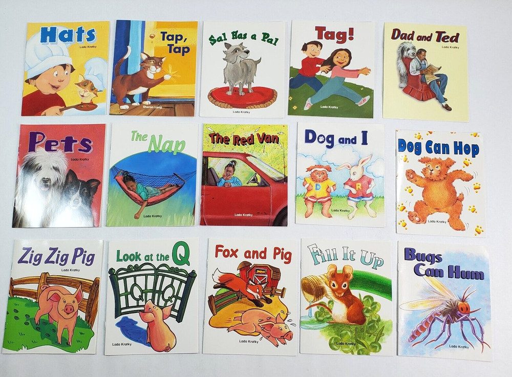 Lot of 15 Hampton Brown My Take-Home Books Phonics and Friends Storybooks