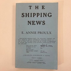 The Shipping News E Annie Proulx Uncorrected Advance Proof 1993 TPB Scribner’s