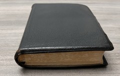 MOROCCO LEATHER Bible; RSV World 1962; Concordance; Thumb Indexed; Color Maps