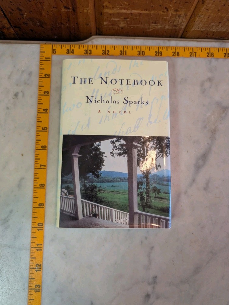 SIGNED The Notebook by Nicholas Sparks 1996 Hardcover DJ First Ed First Print
