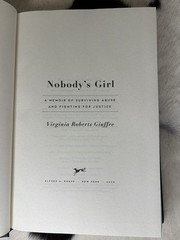 Nobody’s Girl (Missing Dust Cover) Hardcover