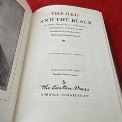 The Red and the Black by Stendhal Easton Press Leather Collectors Greatest Books
