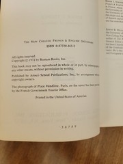 French Dictionary An Amsco School Publication