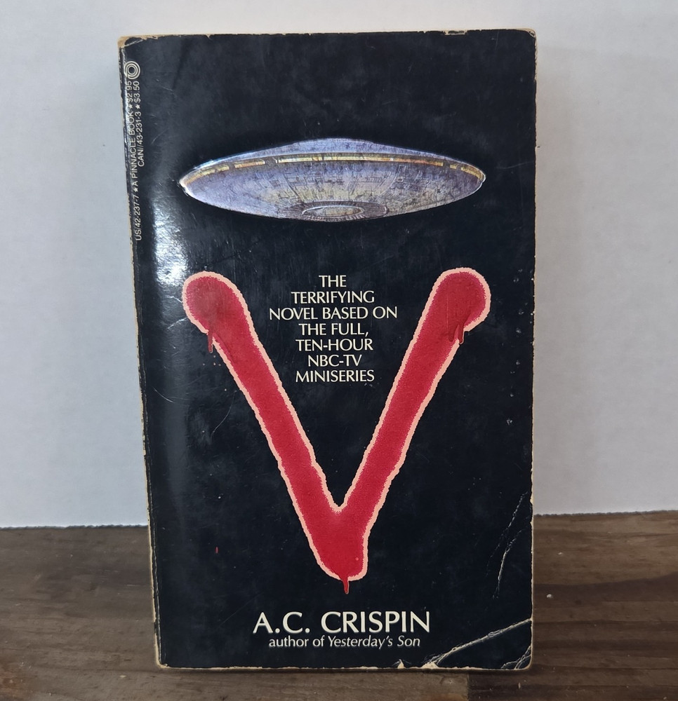 V by A.C. Crispin Paperback English Fiction Novel Film/TV Adaptation