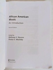 African American Music Introduction 2nd Edition By Burnim & Maultsby 2015 PB