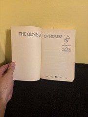 The Odyssey Of Homer Richmond Lattimore Paperback Book 1999