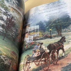 Thomas Kinkade Holy Bible Lighting the Way Home Family Marriage NKJV Red Letter