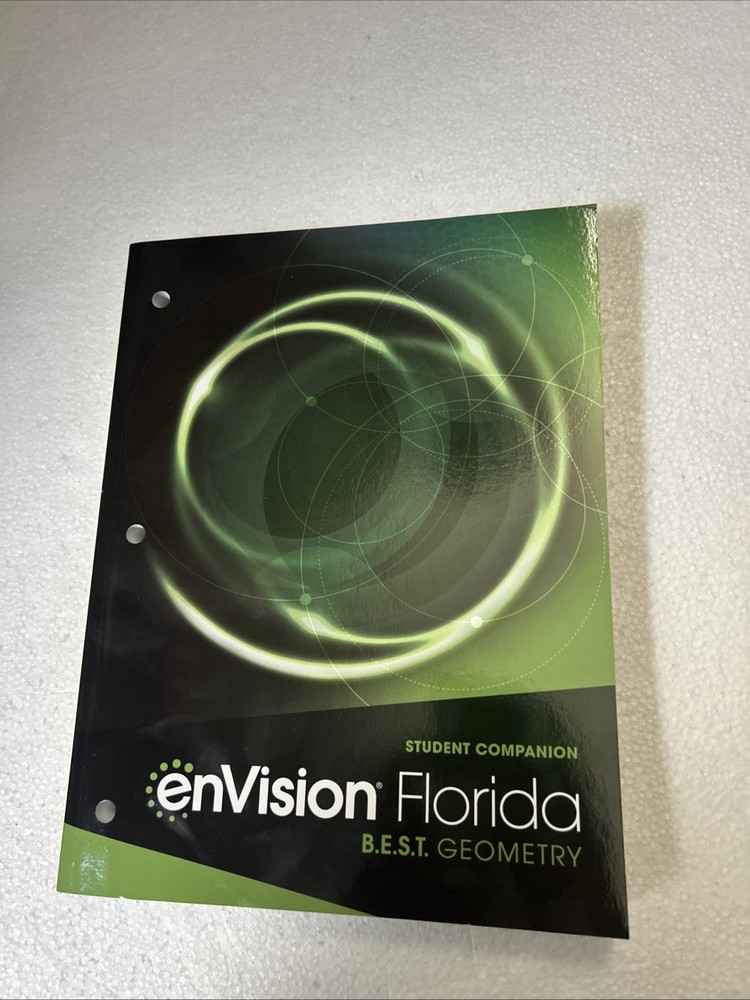 EnVision Florida B.E.S.T. Geometry Student – Paperback, by SAVVAS – NEW