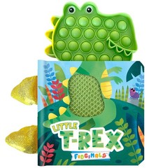Fidgimals Little T-Rex Dinosaur Baby Book | Educational Children’s Books, Sensor