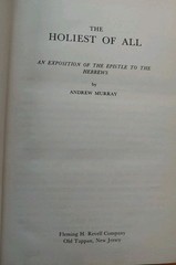 The Holiest of All Andrew Murray Hebrews Commentary Vintage Revell Hardcover