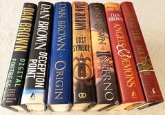 Complete Set Series – Lot of 7 HARDCOVER Robert Langdon Books by Dan Brown