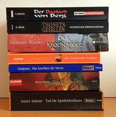 BUCHPAKET+7 BÜCHER+Historische THRILLER+WOLF SERNO+SUSANNE KRAUS+TB+HC+BUNDLE