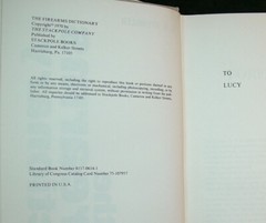 1970 Hardcover copy of THE FIREARMS DICTIONARY by R.A. Steindler book 288 pages
