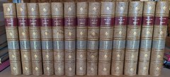 LOPE DE VEGA Obras Dramaticas 13 Leather Bound Volumes 1916-1920 GORGEOUS SET!