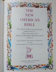 Vintage Holy Bible Catholic Heirloom Edition 8.75×11.5″ The New American Bible