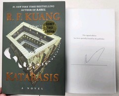 R F Kuang SIGNED Book Katabasis First Edition Hardcover Exclusive Sprayed Edges