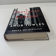 SIGNED A Gentleman in Moscow by Amor Towles 1st Edition Late Printing w/Stamp