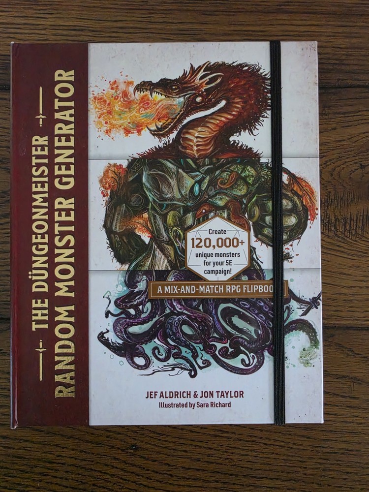 Adams Media Gaming Book Dungeonmeister Random Monster Generator VG+/NM