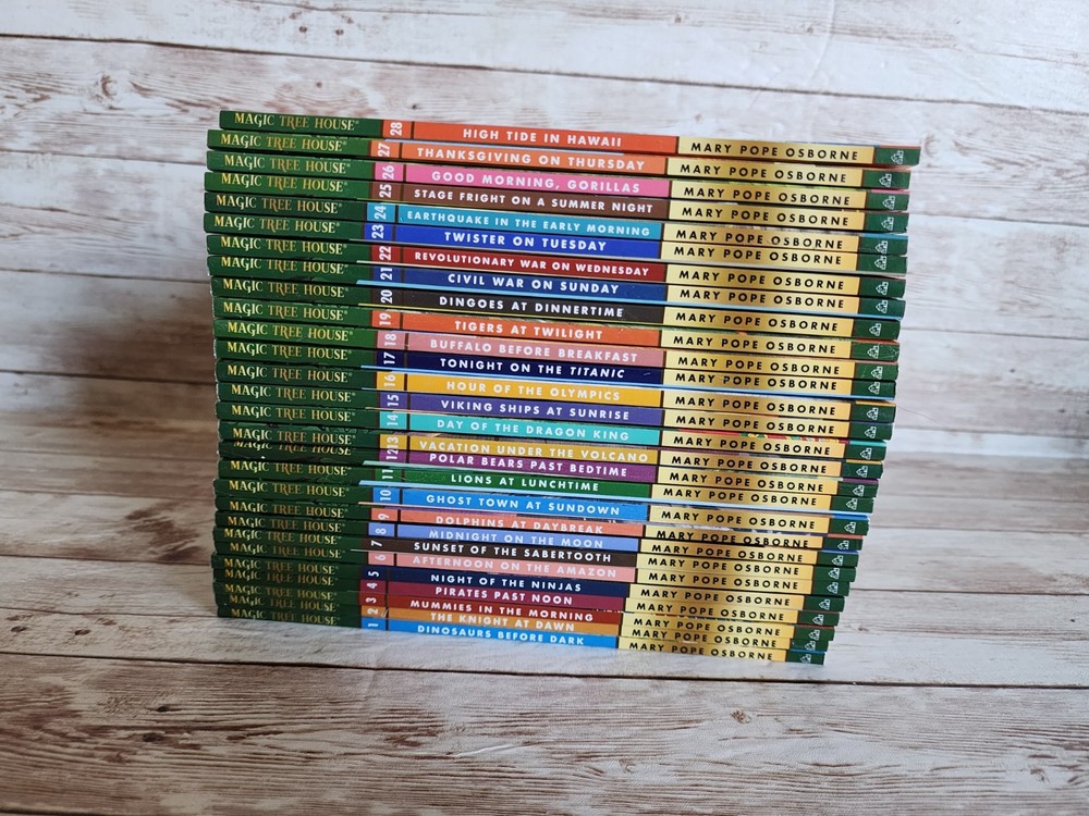 Magic Tree House Complete Book Set 1-28 by Mary Pope Osborne Children’s Magical