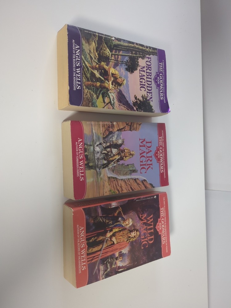 Complete Series Set GODWARS 1-3 Angus Wells Lot 3