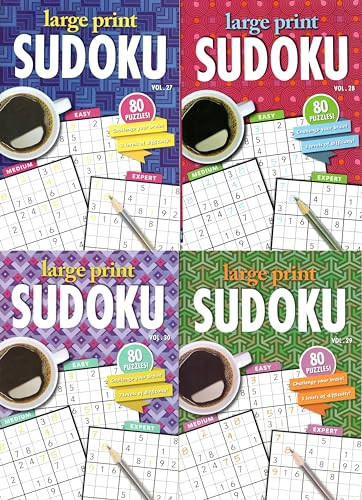 Large Print Sudoku Puzzle – Ea – GOOD