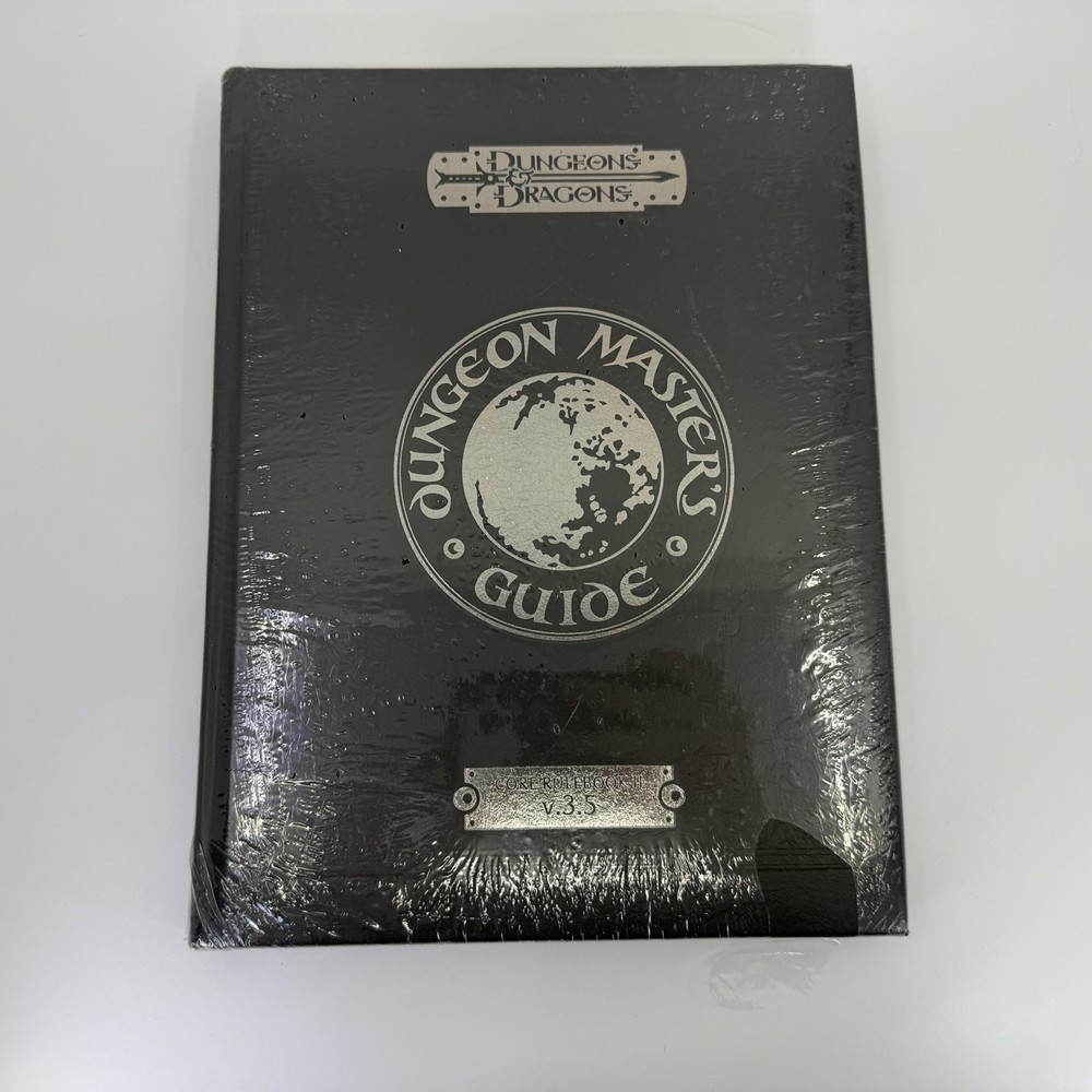 Dungeon Master’s Guide 3.5e Special Edition Dungeons and Dragons New Torn Seal