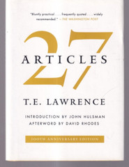 27 ARTICLES By T. E. Lawrence (2017 Hardcover){H6}