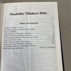 Holy Bible Possibility Thinkers Edition NKJV Robert Schuller 1984 Thomas Nelson
