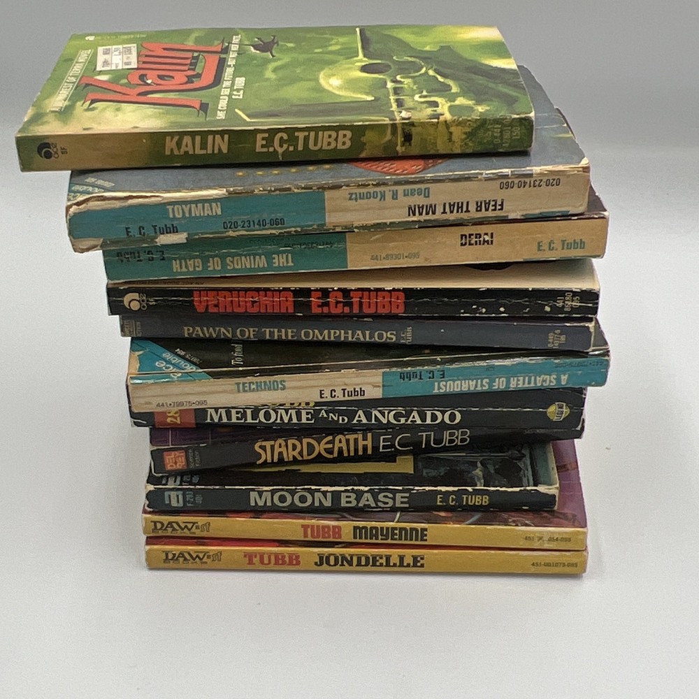 E. C. Tubb Dumarest Saga Sci-Fi Paperback Lot DAW Books English Novels