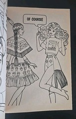 Vintage 1990 Mattel BARBIE Coloring Book A TRIP TO SANTA FE Golden # 1218-5 NOS