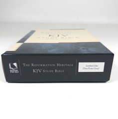 Reformation Heritage KJV Study Bible New Sealed Leather Like Two-Tone Beeke