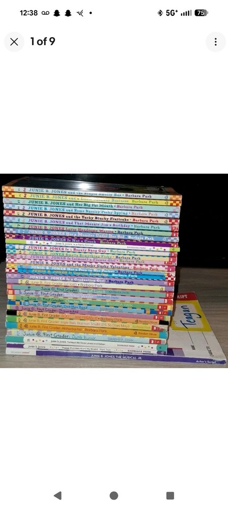 Lot 30 Junie B. Jones Book Series 1-28 Set + Puzzles/Musicals Book Barbara Park