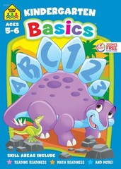 School Zone – Kindergarten Basics Workbook – 64 Pages, Ages 5 to 6, Reading & Ma