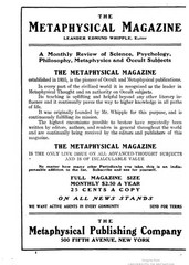Metaphysical Magazine 1895-1908 full run on DVD or USB . 130 issues (occult).