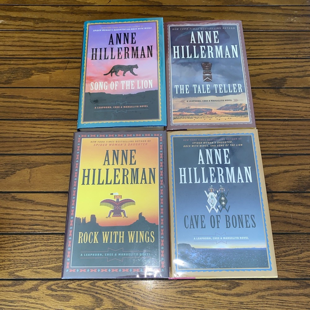 *SIGNED* 1st Edition/Print ANNE HILLERMAN Leaphorn Chee HCDJ Lot Of 4- LIKE NEW