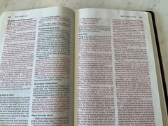 Bible NIV 1984 Thinline Burgundy Bonded Leather Good Condition