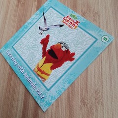 Sesame Street Elmos Learning Adventure Book 18 Hardcover Learning With Animals